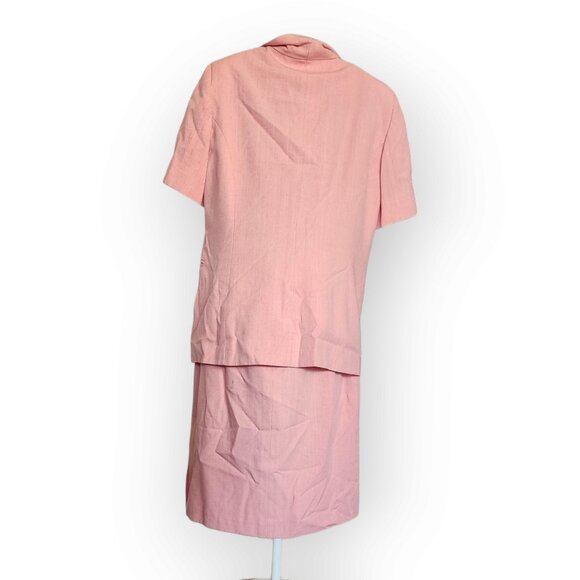 TRIBAL WOMENS SIZE 8 2 PIECE WEDDING ATTIRE PINK BLOUSE AND  MATCHING SKIRT - Picture 4 of 14